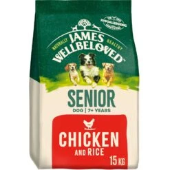 James Wellbeloved Dog Senior Chicken & Rice - 15kg By James Wellbeloved