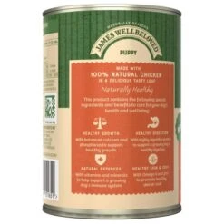 James Wellbeloved Puppy Chicken, Rice And Vegetable In Loaf Wet Dog Food Cans - 12 X 400g By James Wellbeloved -Pattes Douces Store James Wellbeloved Puppy Chicken Rice and Vegetable in Loaf Can 400g 9