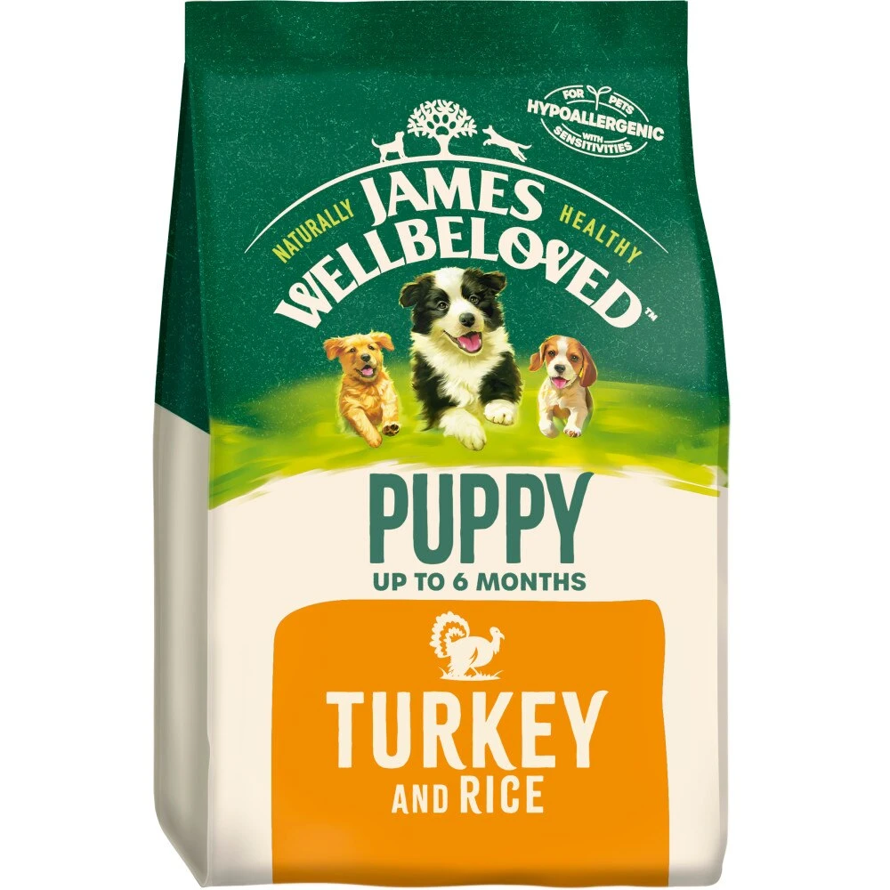 James Wellbeloved Turkey & Rice Puppy Dry Dog Food - 15kg By James Wellbeloved 9 James Wellbeloved Turkey & Rice Puppy Dry Dog Food - 15kg By James Wellbeloved - Image 9