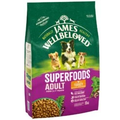 James Wellbeloved Adult Superfoods Turkey With Kale And Chia Dry Dog Food - 10kg By James Wellbeloved -Pattes Douces Store James Wellbeloved Turkey Superfoods 10kg 3