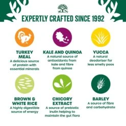 James Wellbeloved Adult Superfoods Turkey With Kale And Chia Dry Dog Food - 10kg By James Wellbeloved -Pattes Douces Store James Wellbeloved Turkey Superfoods 10kg 4