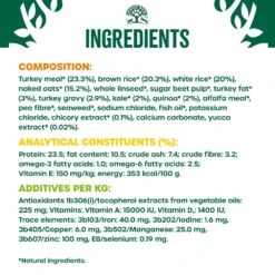 James Wellbeloved Adult Superfoods Turkey With Kale And Chia Dry Dog Food - 10kg By James Wellbeloved -Pattes Douces Store James Wellbeloved Turkey Superfoods 10kg 7