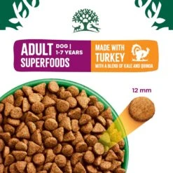 James Wellbeloved Adult Superfoods Turkey With Kale And Chia Dry Dog Food - 10kg By James Wellbeloved -Pattes Douces Store James Wellbeloved Turkey Superfoods 10kg 8