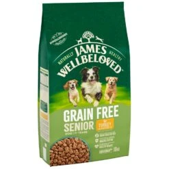 James Wellbeloved Turkey & Vegetable Grain Free Senior Dry Dog Food - 10kg By James Wellbeloved -Pattes Douces Store James Wellbeloved Turkey Vegetables Senior Dry Dog Food 10kg 3