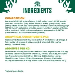 James Wellbeloved Turkey & Vegetable Grain Free Senior Dry Dog Food - 10kg By James Wellbeloved -Pattes Douces Store James Wellbeloved Turkey Vegetables Senior Dry Dog Food 10kg 7