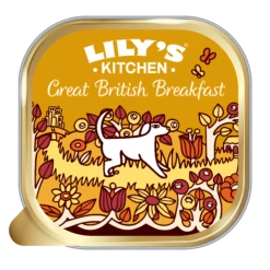 Lily's Kitchen Great British Breakfast Wet Dog Food Trays - 10x150g By Lilys Kitchen