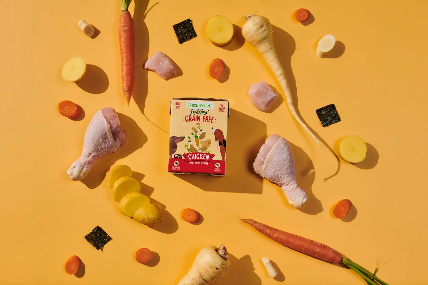 Naturediet Feel Good Grain Free Recipe Chicken Dog Food - 18 X 390g By Naturediet 7 Naturediet Feel Good Grain Free Recipe Chicken Dog Food - 18 X 390g By Naturediet - Image 7