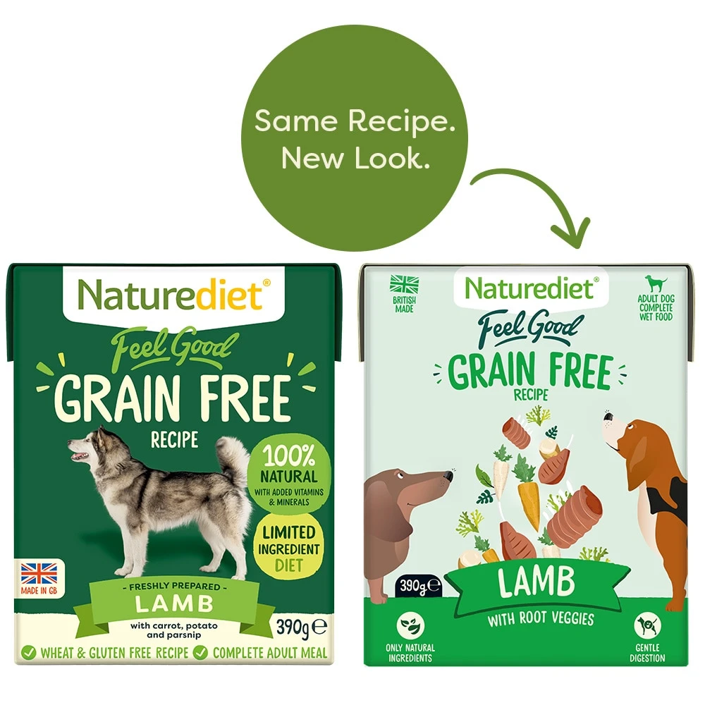 Naturediet Feel Good Grain Free Recipe Lamb Dog Food - 18 X 390g By Naturediet 3 Naturediet Feel Good Grain Free Recipe Lamb Dog Food - 18 X 390g By Naturediet - Image 3