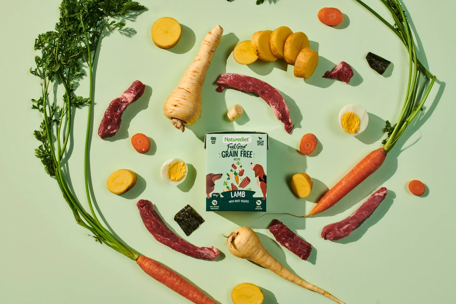 Naturediet Feel Good Grain Free Recipe Lamb Dog Food - 18 X 390g By Naturediet 7 Naturediet Feel Good Grain Free Recipe Lamb Dog Food - 18 X 390g By Naturediet - Image 7