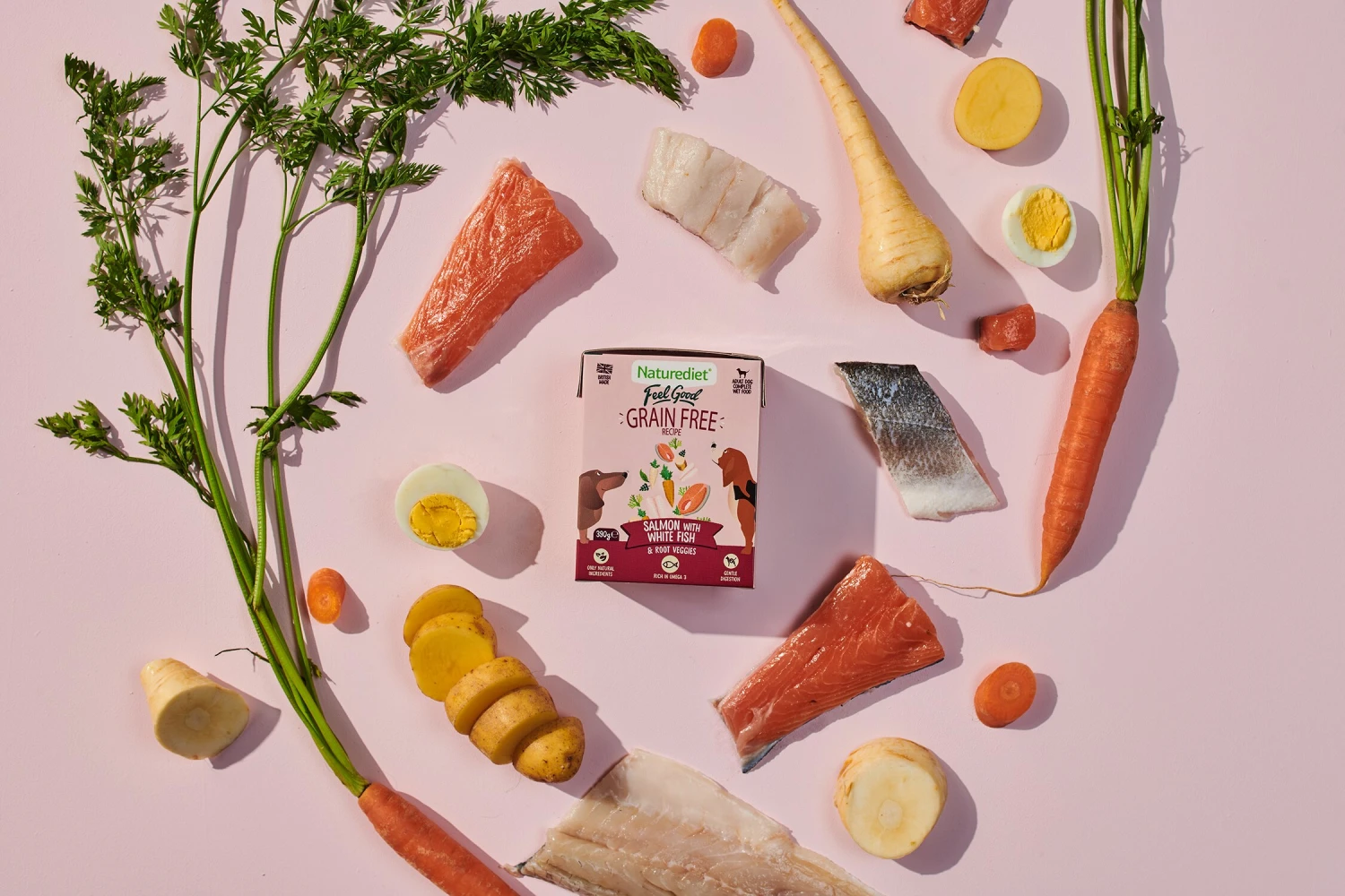 Naturediet Feel Good Grain Free Recipe Salmon Dog Food - 18 X 390g By Naturediet 7 Naturediet Feel Good Grain Free Recipe Salmon Dog Food - 18 X 390g By Naturediet - Image 7