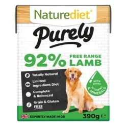 Naturediet Purely Lamb Dog Food - 18 X 390g By Naturediet