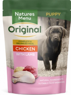 Natures Menu Puppy Junior Dog Food Pouches - 8 X 300G By Natures Menu