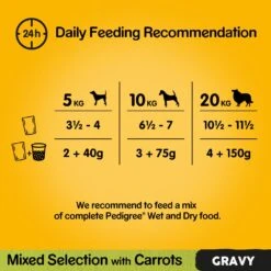 Pedigree Adult Mixed Selection In Gravy Wet Dog Food Pouches - 80 X 100g By Pedigree -Pattes Douces Store Pedigree Adult Mixed Selection in Gravy Wet Dog Food Pouches 80 x 100g 5