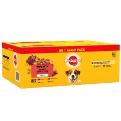 Pedigree Adult Mixed Selection In Jelly Wet Dog Food Pouches - 80 X 100g By Pedigree -Pattes Douces Store Pedigree Adult Mixed Selection in Jelly Wet Dog Food Pouches 80 x 100g 3