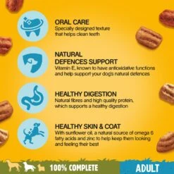 Pedigree Dog Complete Dry With Beef And Vegetable - 12kg By Pedigree -Pattes Douces Store Pedigree Complete Beef Dry Dog Food 15kg 4