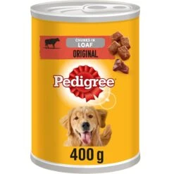 Pedigree Original In Loaf Wet Dog Food Cans - 12 X 400g By Pedigree