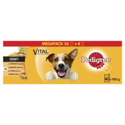 Pedigree Mixed Selection In Gravy Wet Dog Food Pouches - 40 X 100g By Pedigree