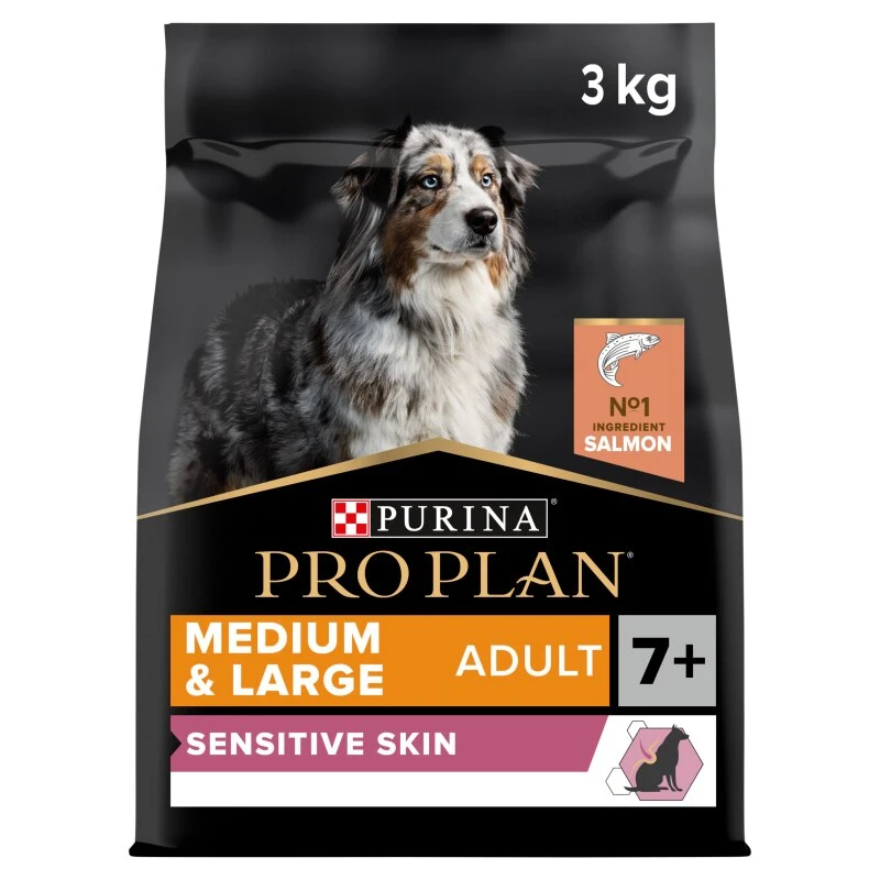 PRO PLAN Medium & Large Adult Senior Dry Dog Food Sensitive Skin 7+ Rich In Salmon - 3kg By Pro Plan 1 PRO PLAN Medium & Large Adult Senior Dry Dog Food Sensitive Skin 7+ Rich In Salmon - 3kg By Pro Plan