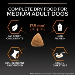 PRO PLAN Medium Adult Dry Dog Food Everyday Nutrition Rich In Chicken - 14kg By Pro Plan -Pattes Douces Store Pro Plan Original Rich In Chicken Rice Dry Dog Food 14kg 8