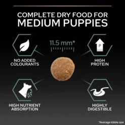 PRO PLAN Medium Puppy Dry Dog Food Sensitive Digestion Rich In Lamb - 3kg By Pro Plan -Pattes Douces Store Pro Plan Sensitive Digestion Rich in Lamb with Optidigest Dry Puppy Food 3kg 8