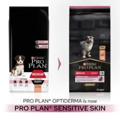 Pattes Douces Store -Pattes Douces Store Pro Plan Sensitive Salmon Rice Dry Medium Puppy Food 3kg 2