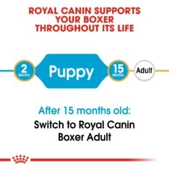 Royal Canin Puppy Boxer Dry Dog Food - 12kg By Royal Canin 11 Royal Canin Puppy Boxer Dry Dog Food - 12kg By Royal Canin -Pattes Douces Store Royal Canin Boxer Junior Dry Dog Food 12kg 2