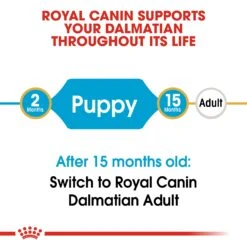 Royal Canin Dalmatian Puppy Dry Dog Food - 12kg By Royal Canin 11 Royal Canin Dalmatian Puppy Dry Dog Food - 12kg By Royal Canin -Pattes Douces Store Royal Canin Canine Junior Dalmatian Dry Dog Food 12kg 2