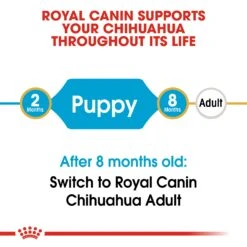 Royal Canin Puppy Chihuahua Dry Dog Food - 1.5kg By Royal Canin 11 Royal Canin Puppy Chihuahua Dry Dog Food - 1.5kg By Royal Canin -Pattes Douces Store Royal Canin Chihuahua Puppy Dry Dog Food 1 5kg 2