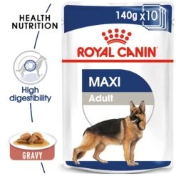 Royal Canin Maxi Adult Wet Dog Food In Gravy - 10 X 140g By Royal Canin