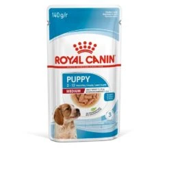 Royal Canin Medium Puppy Wet Dog Food In Gravy - 10 X 140g By Royal Canin -Pattes Douces Store Royal Canin Medium Puppy Wet Dog Food in Gravy 10x 140g 3
