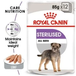 Royal Canin Sterilised Care Wet Pouches Adult Dog Food - 12 X 85g By Royal Canin