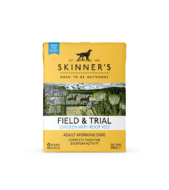 Skinners Field & Trial Chicken & Root Veg Adult Wet Dog Food - 18 X 390g By Skinners