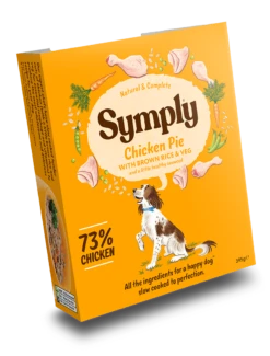 Symply Adult Chicken, Rice & Veg Wet Dog Food Trays - 7 X 395g By Symply