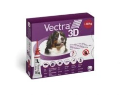 Vectra 3D Spot On Flea Treatment For Extra Large Dogs (+40kg) - 3 Pack By Vectra