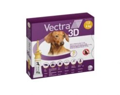 Vectra 3D Spot On Flea Treatment For Extra Small Dogs (1.5-4kg) - 3 Pack By Vectra