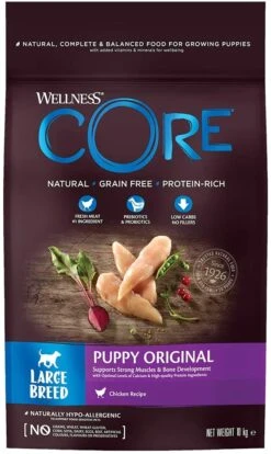 Wellness Core Chicken Large Breed Puppy Dry Dog Food - 10kg By Wellness Core