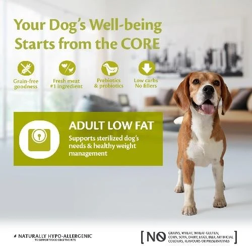 Wellness Core Low Fat Turkey Dry Dog Food - 10kg By Wellness Core 3 Wellness Core Low Fat Turkey Dry Dog Food - 10kg By Wellness Core - Image 3