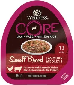 Wellness Core Small Breed Savoury Medley Chicken & Beef Wet Dog Food - 12 X 85g By Wellness Core