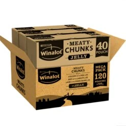 Winalot Adult Mixed In Jelly Wet Dog Food Pouches - 120 X 100g By Winalot