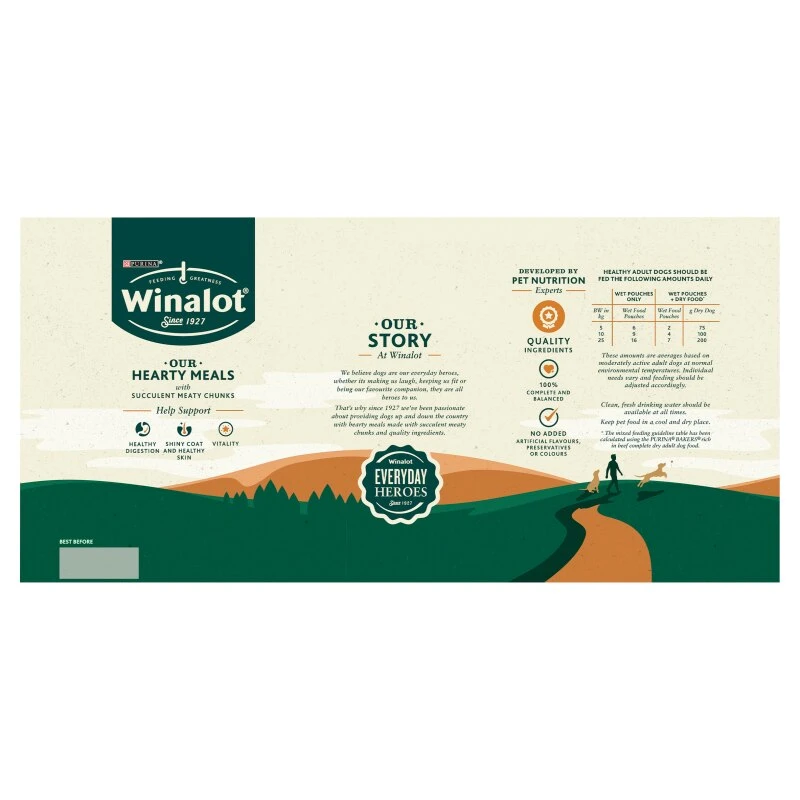 Winalot Mixed In Gravy Wet Dog Food Pouches - 40 X 100g By Winalot 3 Winalot Mixed In Gravy Wet Dog Food Pouches - 40 X 100g By Winalot - Image 3